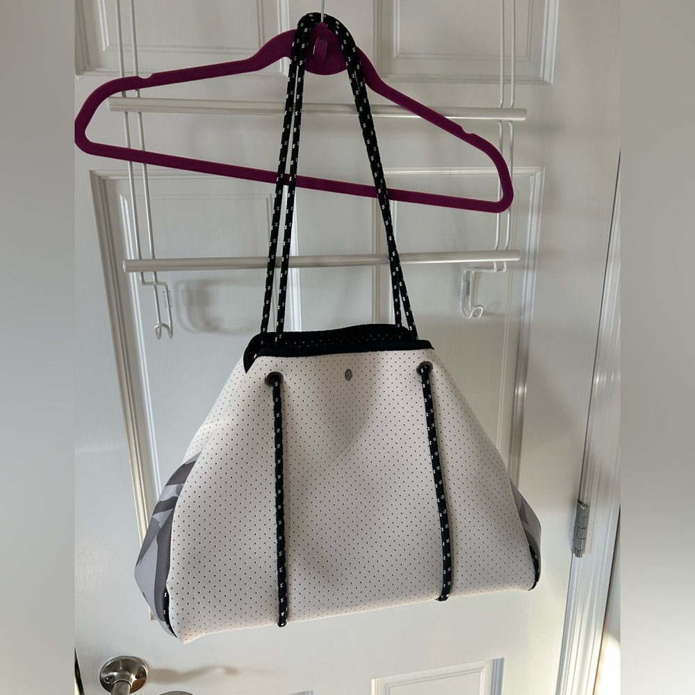 Monochrome Polka Dot Tote